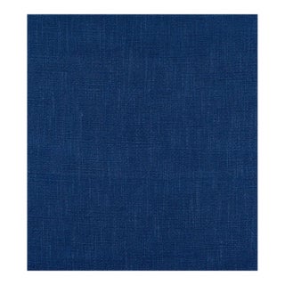 The House of Scalamandré Stonewash Fabric, Navy For Sale