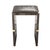 Art Deco "Galeone" Bar Stool With Stainless Steel, Walnut and Bronze Details For Sale - Image 3 of 8