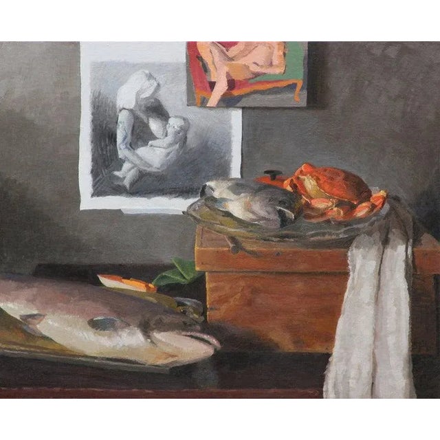 Traditional Original Still Life Oil Painting: Water For Sale - Image 3 of 3