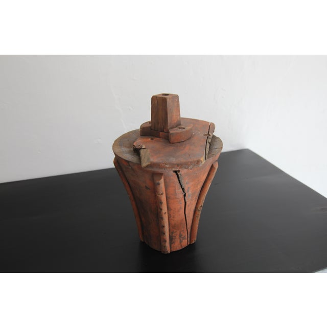 Early 20th Century Wooden Casting Pattern Object with Original Patina, 1890s For Sale - Image 9 of 16