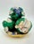 Yellow Ceramic Altar Fruit Qing Dynasty Chinese Pair For Sale - Image 8 of 12