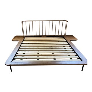 District Eight Queen Size Spindle Platform Districkt Bed For Sale