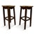 Vintage French Bar Stools in Oak and Rush, 1960s, Set of 2 For Sale - Image 13 of 13