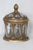 Metal Brass and Bubble Glass Lidded Dome Caged Apothecary Jar Humidor Trinket 4628b For Sale - Image 7 of 18