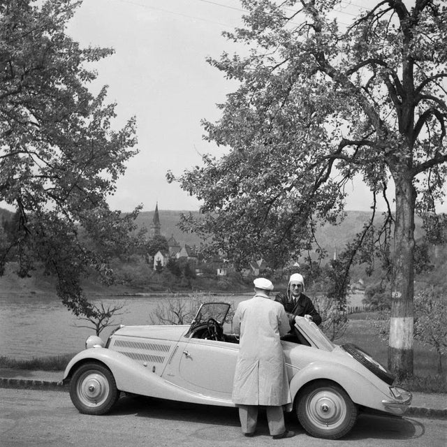 1930s To Neckargemuend Mercedes Benz Car Near Heidelberg, Germany 1936, Printed 2021 For Sale - Image 5 of 5