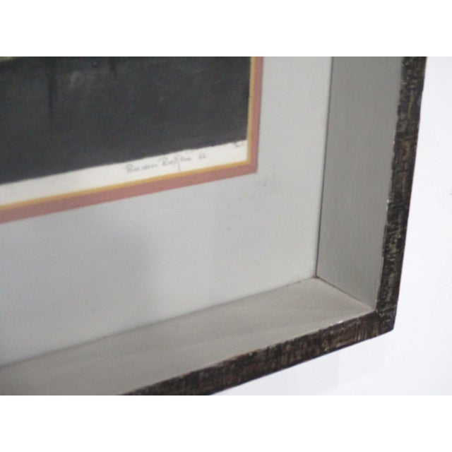 Gray Mid Century Lithograph Signed Ru Van Rossem Dutch Artist 1924-2007 For Sale - Image 8 of 12