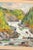 Mid 20th Century Swedish Framed Cascading Waterfall Painting For Sale - Image 13 of 14