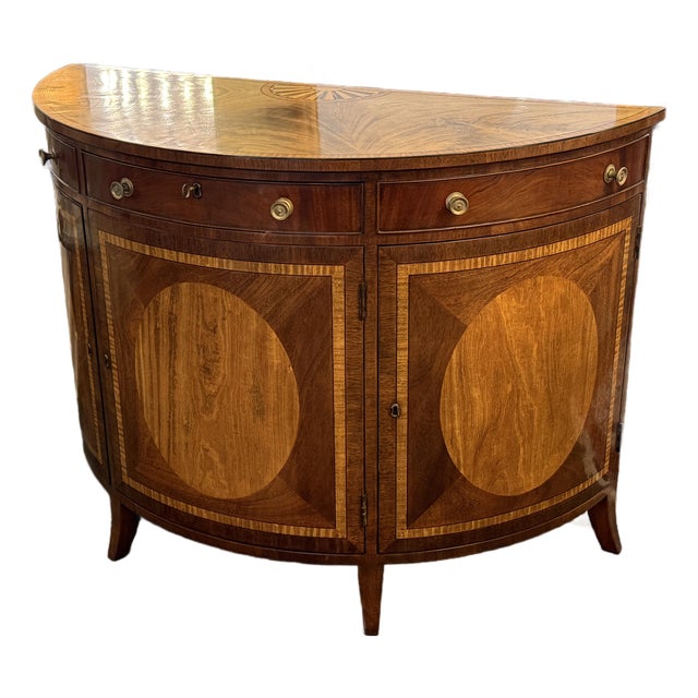 Burton Ching Georgian Demi-Lune Commode For Sale