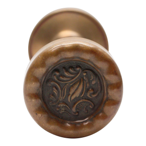 Antique Reading Bronze Rococo Passage Door Knobs - 5pcs