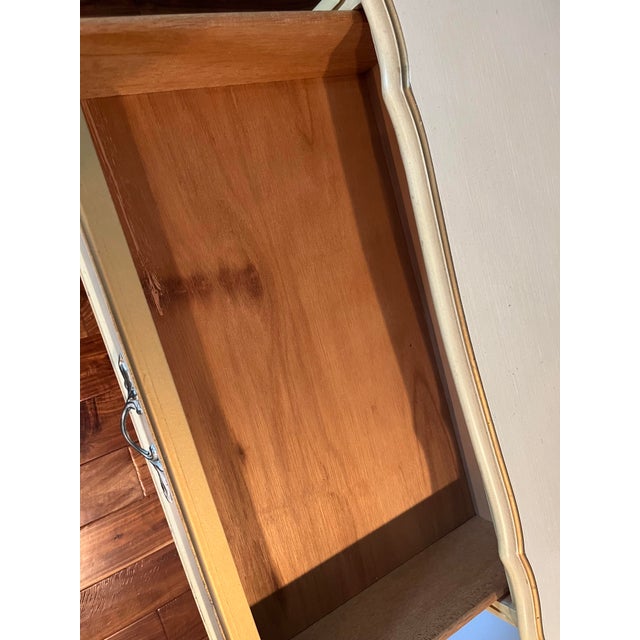 This 3 drawer dresser does not have a Henry Link stamp, however it was purchased as a set and one of the pieces the desk...