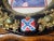 Vintage Picture W British Gentleman W Ceramic Frame & Eagle Motif & Stars For Sale - Image 11 of 12