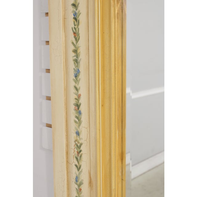 Habersham Crackle Paint Trumeau Mirror For Sale - Image 13 of 18