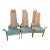 Vintage 1970s Set of 6 Highback Bamboo Dining Chairs For Sale