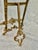 Mid 20th Century Victorian Style Cast Brass 20.5” Table Top Easel For Sale - Image 9 of 10