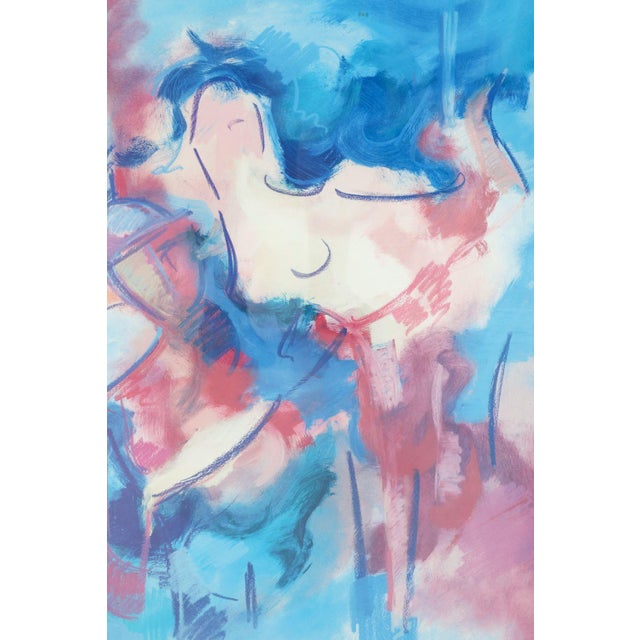 19th Century Framed "Ballet" Abstract Silkscreen For Sale - Image 4 of 8