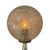 Bedside Table Lamps with Gold Colored Base and Patterned Glass Shade from Briloner Leuchten, Germany, 1970s, Set of 2 For Sale - Image 6 of 9