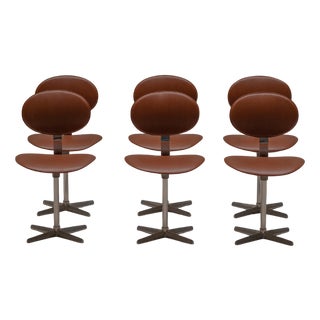 Dining Chair Set attributed to Beaufort, Belgium 1969, Set of 6 For Sale