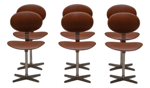 Dining Chair Set attributed to Beaufort, Belgium 1969, Set of 6