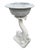 2000 - 2009 Vintage Neoclassical Cast Stone Fish Pedestal Fountain Planter For Sale - Image 5 of 12