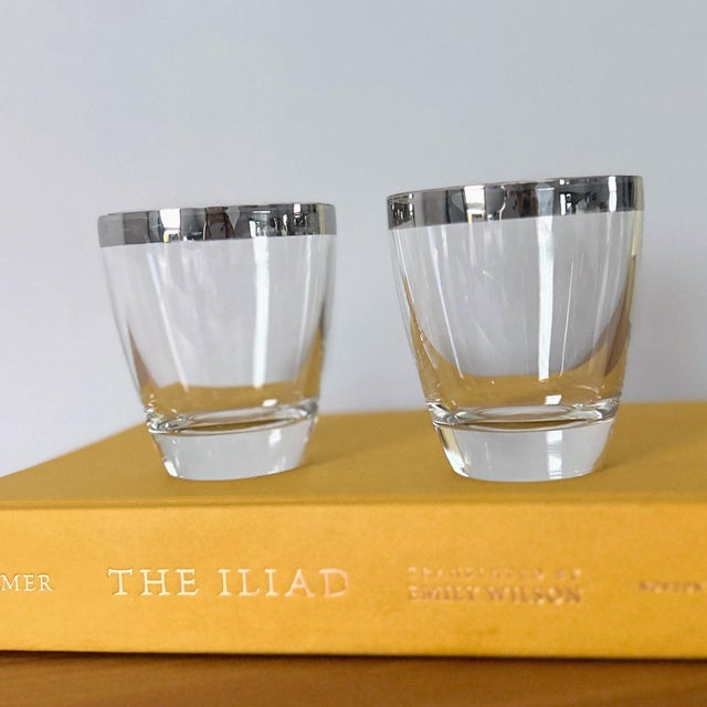 Mid 20th Century Midcentury Modern Lowball Cocktail Glasses After Dorothy Thorpe For Sale - Image 5 of 8
