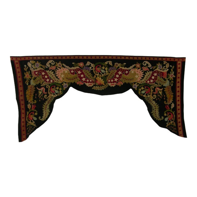 Antique Needlepoint Textile Art For Sale