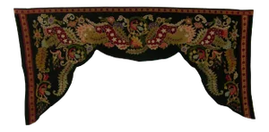 Antique Needlepoint Textile Art