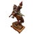 Vintage Handcrafted Bamboo-Woven Statue of Yue Fei, Famous Chinese Warrior For Sale - Image 14 of 18