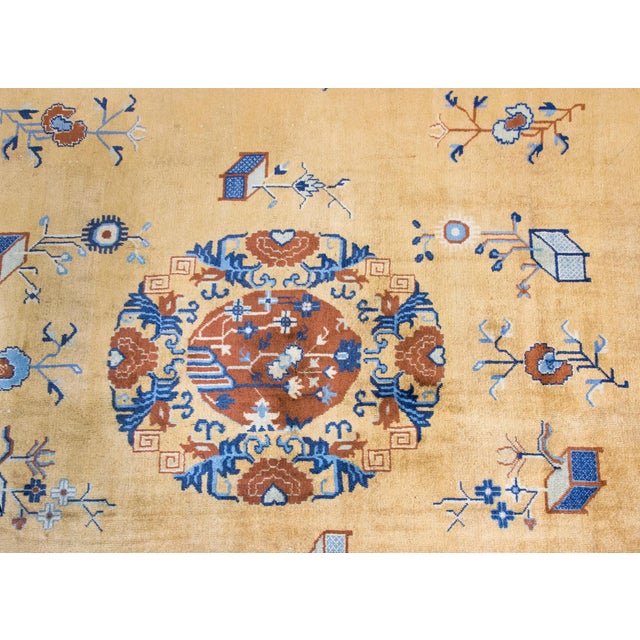 Early 20th Century Chinese Peking Rug For Sale In Chicago - Image 6 of 15