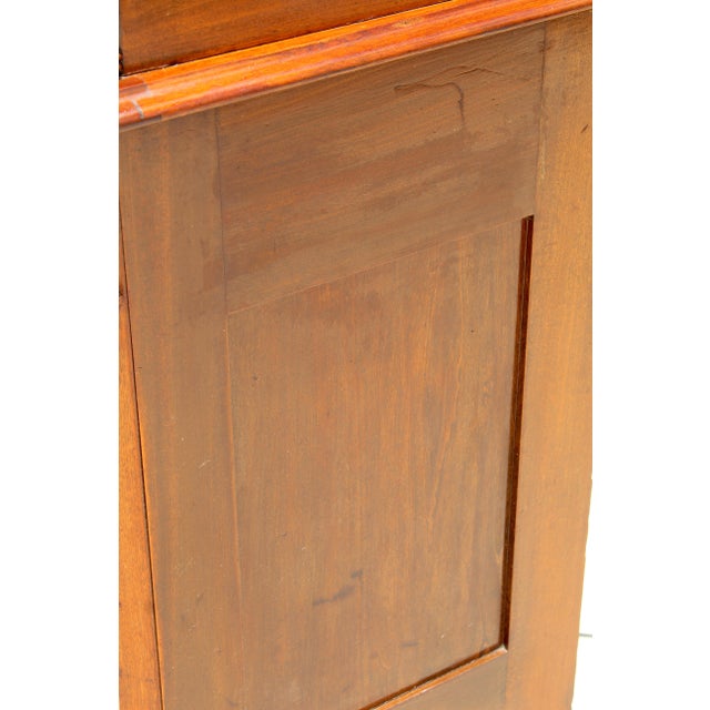 Exceptional 19th Century Renaissance Revival Walnut & Marble Drop-Center Dresser For Sale - Image 17 of 18