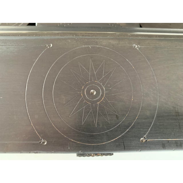 Art Deco Fireplace Clock in Marble, 1930s For Sale - Image 15 of 18