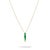 Contemporary Spirit Fish Green Enamel Gold Necklace For Sale - Image 3 of 8