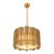 Italian Fumè Tropical Murano Glass Gold Chandelier by Simoeng For Sale - Image 6 of 6