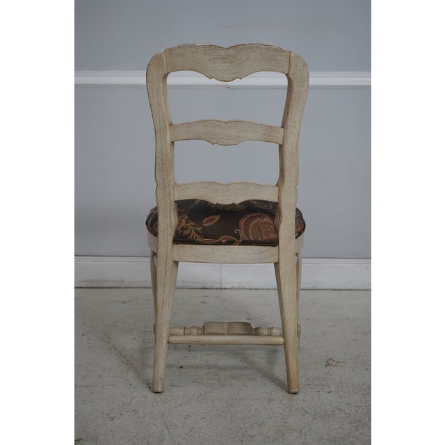 Set of 4 Country French Dining Room Chairs For Sale - Image 4 of 18