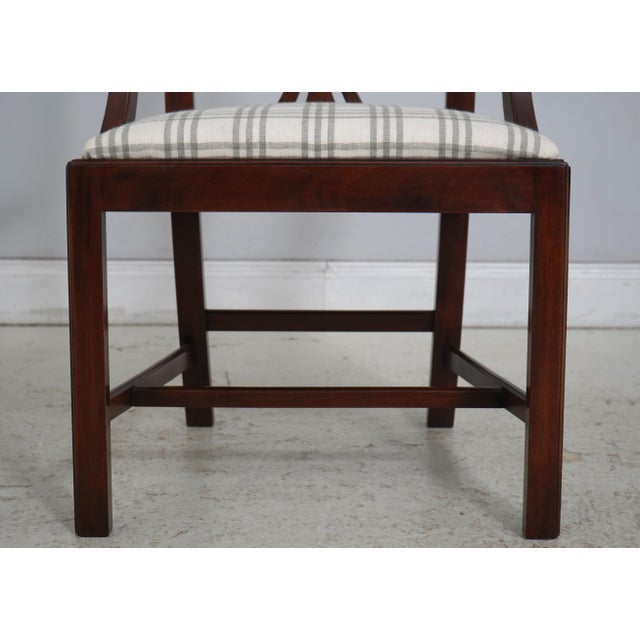 Set of 6 Henkel Harris Mahogany Dining Chairs For Sale - Image 11 of 18