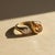 Toi Et Moi Gemstone Ring: Citrine and Moissanite, Size 7.5 For Sale - Image 4 of 9