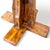 Coastal Vintage Knotty Pine Pedestal Table With Rope Edge Detail For Sale - Image 3 of 16
