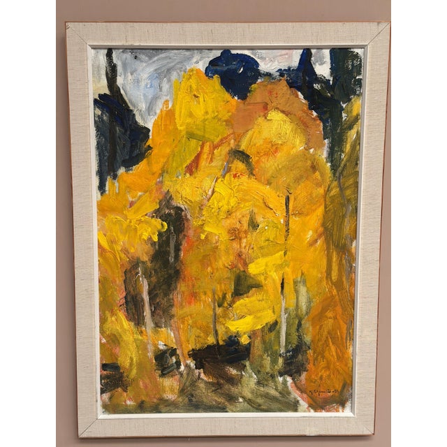 KJ Steinlöf, Trees, 1973, Oil on Canvas, Framed For Sale - Image 16 of 18