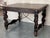 19th Spanish Carved Gargoyles Walnut Renaissance Library / Writing or Desk Table For Sale - Image 17 of 18