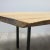 Beige Vintage Tree Trunk Table on Metal Feet For Sale - Image 8 of 11