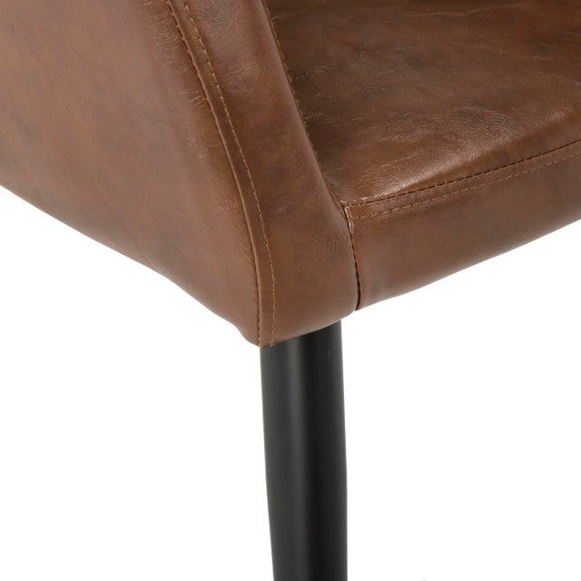 Modern Accent Chair in Brown For Sale - Image 9 of 11