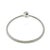 1990s David Yurman Peridot Cuff Bangle 7.5" Sterling Silver 3mm Estate For Sale - Image 4 of 8