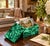 This stunning Italian crafted natural malachite box is distinguished by its exceptionally complex and painterly...