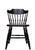 Mid-Century Modern Vintage Windsor Style Spindle-Back Dining Chairs in Black Oak, 1960, Set of 6 For Sale - Image 3 of 12