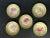 Antique Late 19th Century Decorative Floral Plates - Set of 5 For Sale - Image 13 of 13