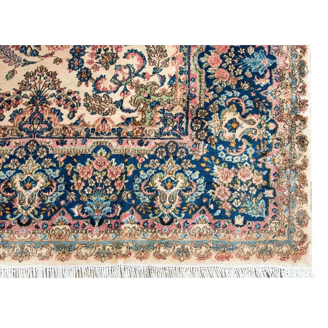 Early 20th Century Persian Kirman Rug For Sale - Image 13 of 15