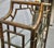 Chinese Chippendale Pagoda Style Iron Faux Bamboo Etagere For Sale - Image 18 of 18