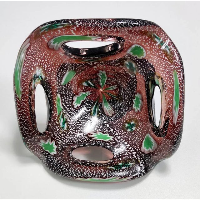 Vintage Brown Murano Glass Ashtray or Catchall from Fratelli Toso, 1960s For Sale - Image 4 of 14