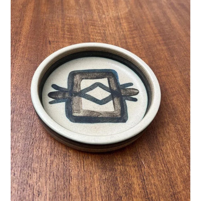 Mid-Century Danish Studio Pottery Stoneware Bowl from Okela, 1960s For Sale - Image 4 of 12