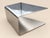 Modern Monumental Sculptural Polished Stainless Steel Cantilever Coffee Table, Usa For Sale - Image 3 of 17