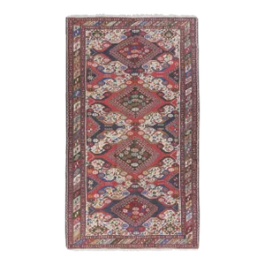 1960s Animal Patterned Soumac Rug 3'10'' X 6'5''